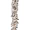 9' x 12" Pre-lit Feel Real® Snowy Camden Artificial Christmas Garland with 50 Clear Lights